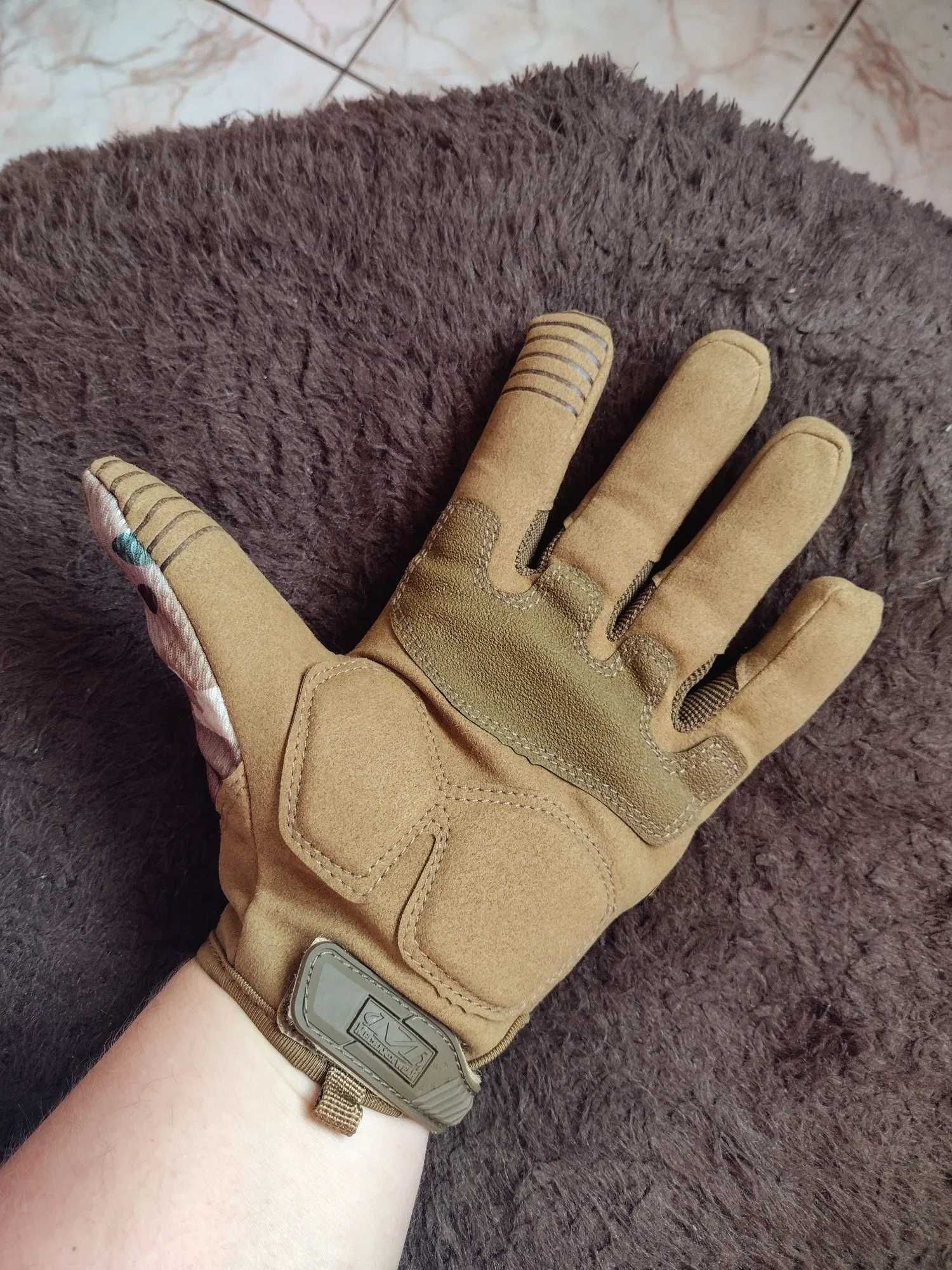 Rękawice taktyczne Mechanix Wear Mpact Army Desert moro fox Limited