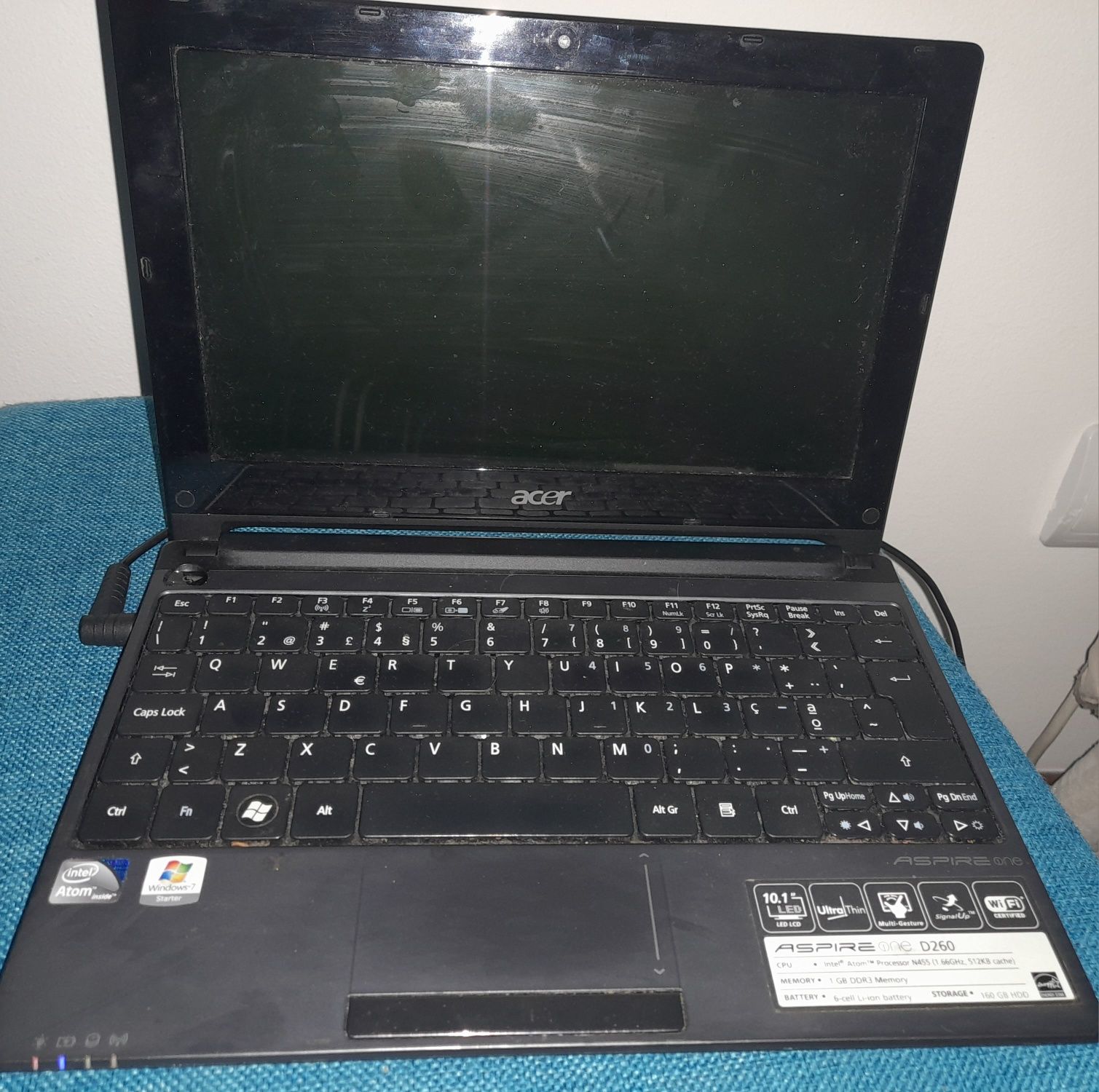 Note book  Acer Intel atom