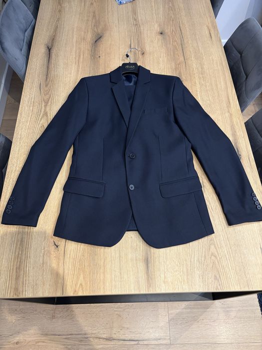 Granatowy Garnitur PIOBA  r. 44/176