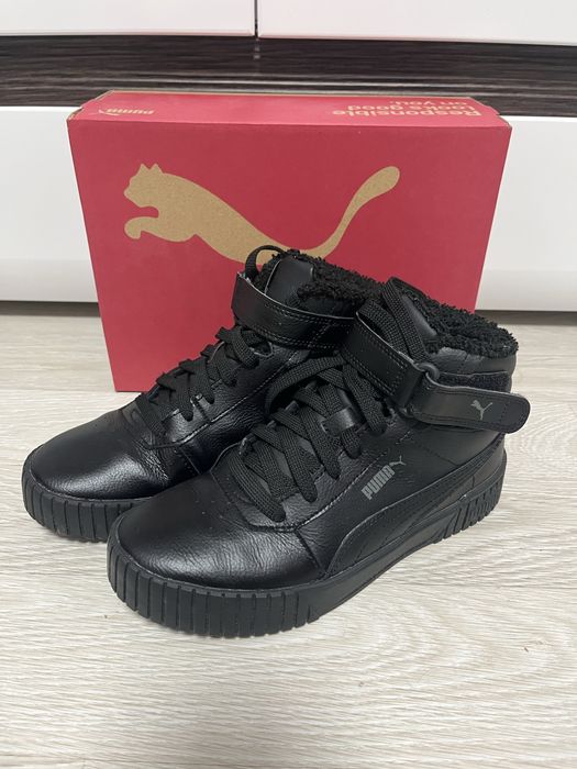 Утеплені кросівки хайтопи PUMA CARINA 2.0, розмір 38 устілка 24см