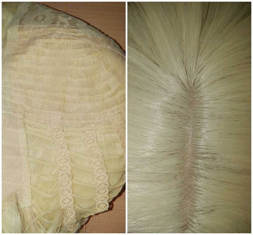 Krótka blond Marilyn Monroe lokowana peruka z przedziałkiem cosplay