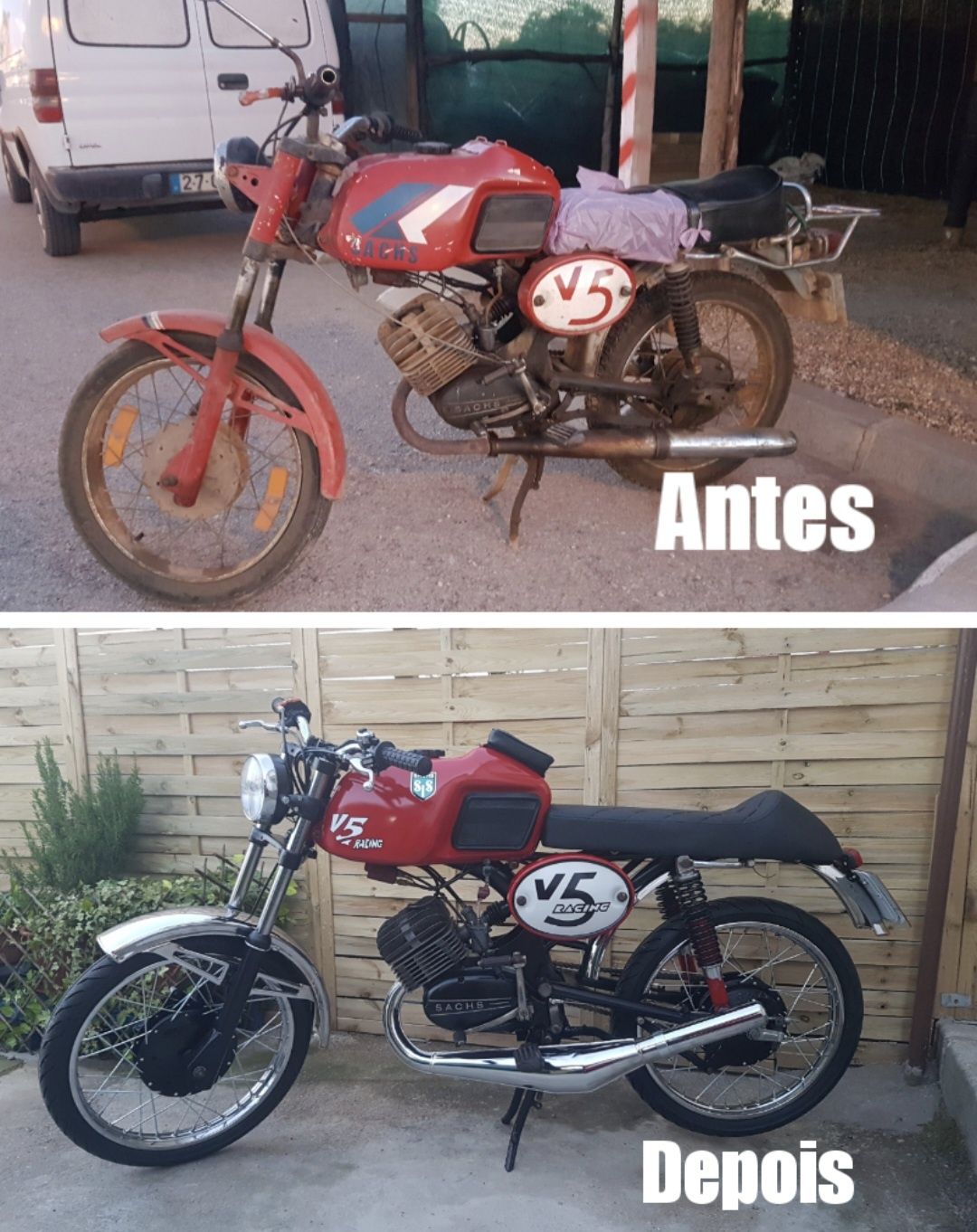 Vendo Sachs v5 com 2 motores