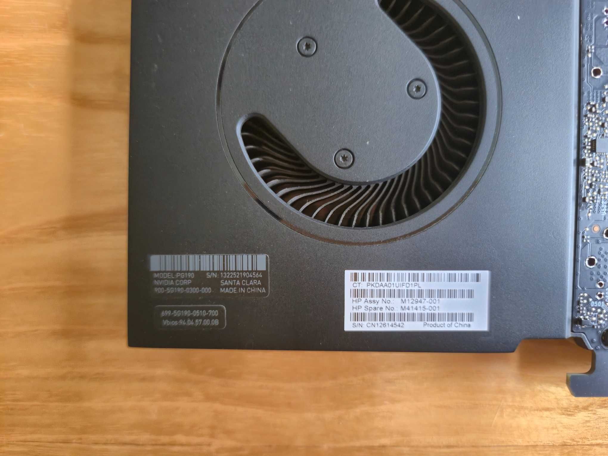 Karta Graficzna RTX A4000 HP