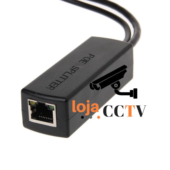 Power Over Ethernet PoE Splitter Adapter Para Câmaras IP