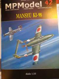 Model kartonowy MPModel samolot Mansyu Ki-98