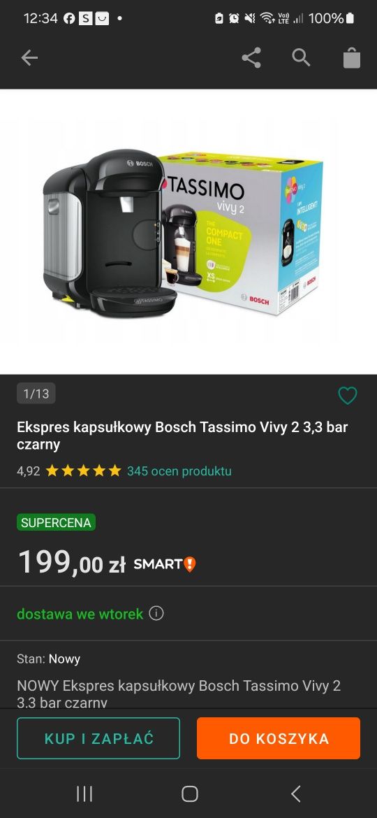 Ekspres do kawy TASSIMO