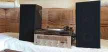 Amplituner Marantz+Kolumny+Gramofon Dual