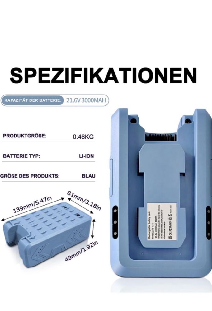 Bateria do bezprzewodowego odkurzacza tineco
