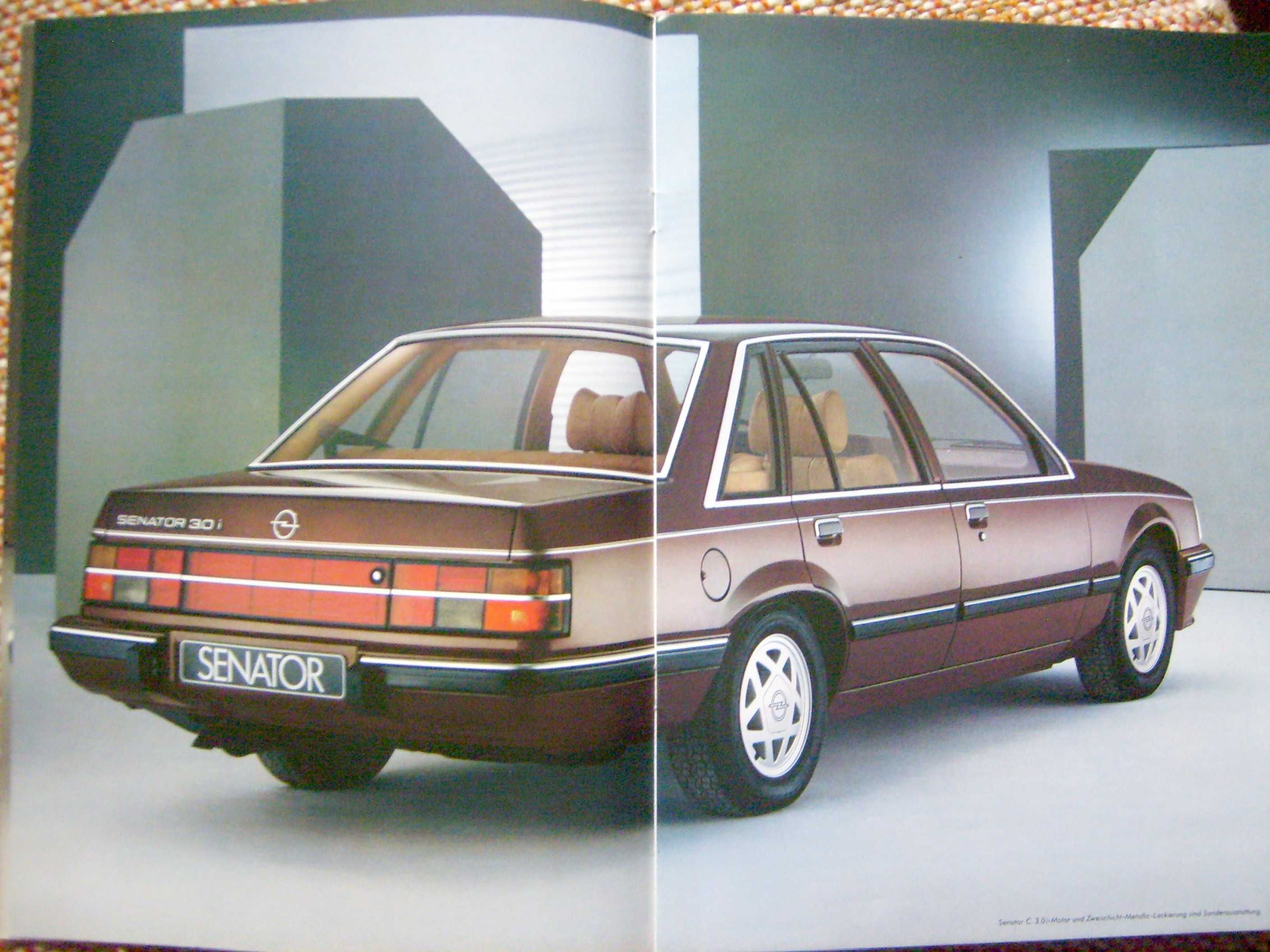 OPEL Senator A2 2.2i / 2.5i / 3.0i / 2.3 TD - 1984 * prospekt 36 str.