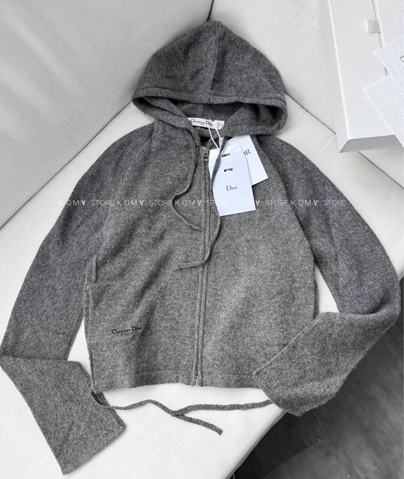 Кофта кардиган Hooded Zipped Cardigan DIOR