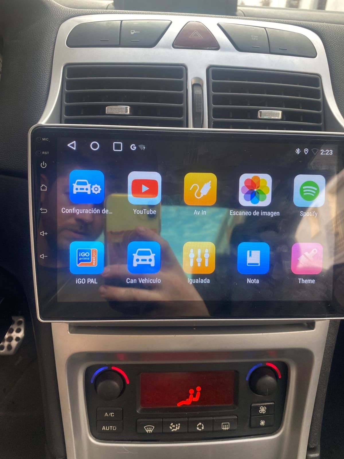 Radio nawigacja PEUGEOT 307 Android Stacja multimedialna GPS