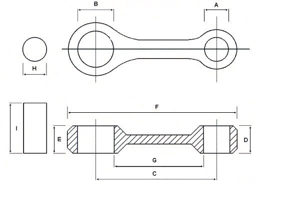 Korbowód (conrods) TGB 550 MT22.11836