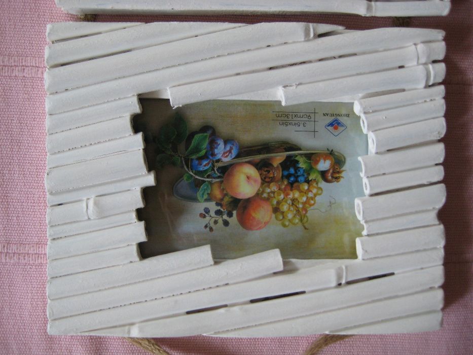 Komplet ramek - 3 sztuki - bambus - boho - rustic