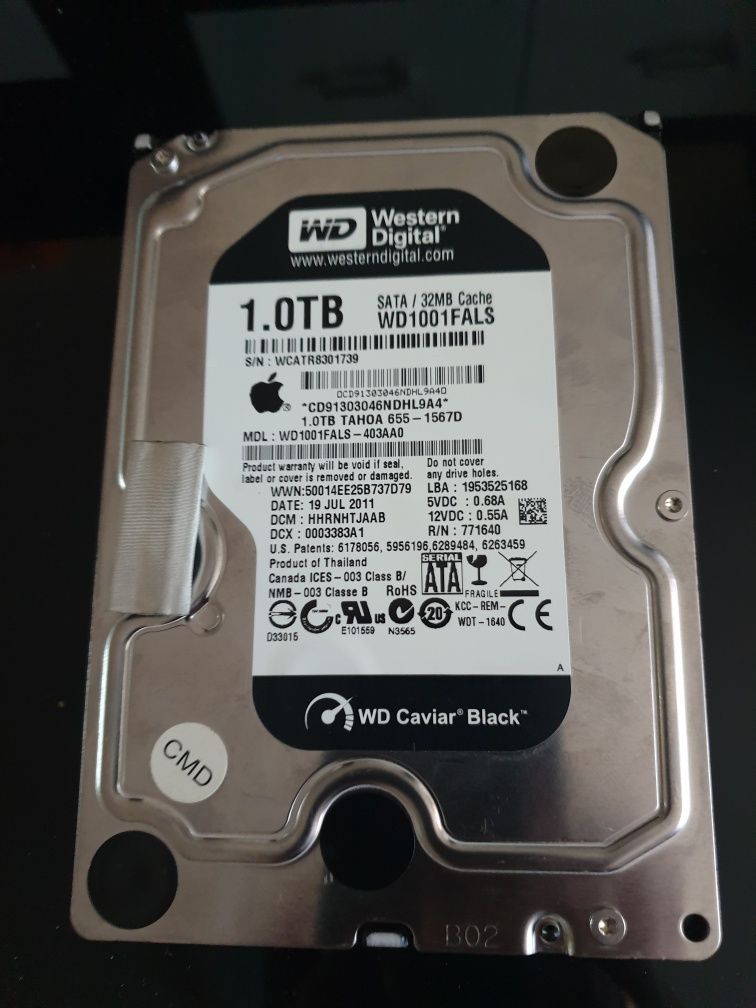 SUPER STAN  Apple x  Western Digital 1TB Dysk twardy 1000GB  do iMac
