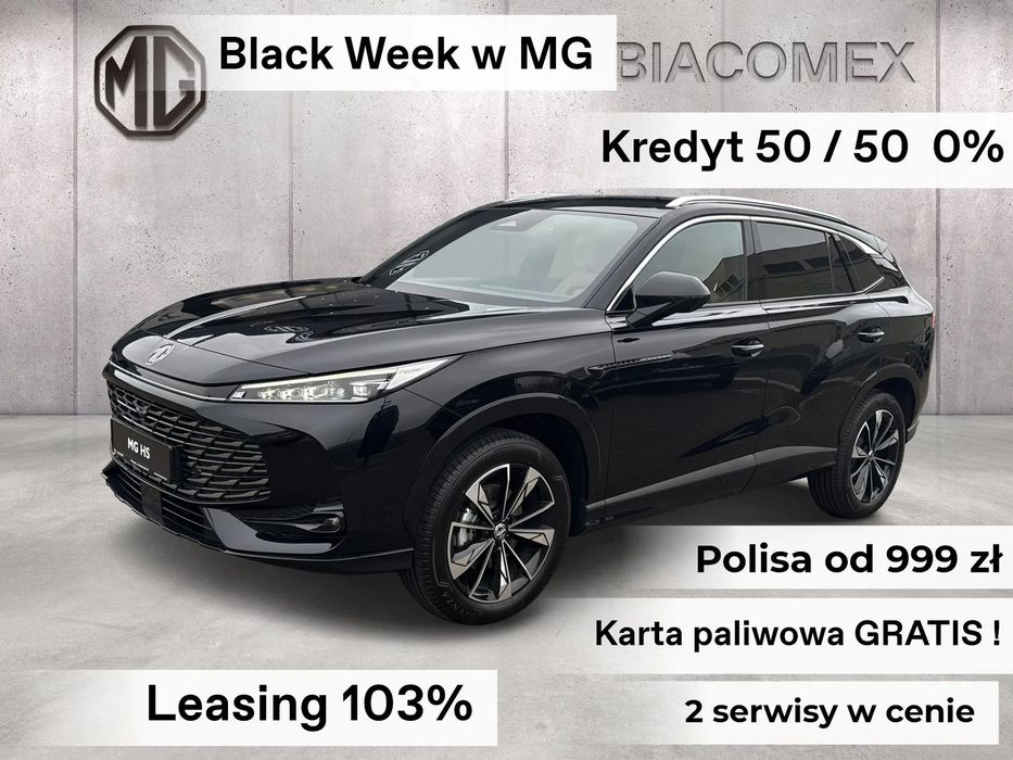 MG HS Excite 1.5 170 KM MT Rabat 17 560zł!! Leasing od 101%, Kredyt 0%