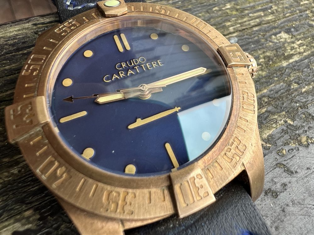 Zegarek 44,5 mm , Crudo carattare Bronze