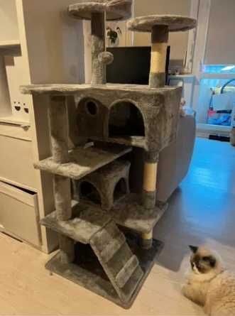 Drapak drzewko dla kota super jakosc drabinka duży domek legowisko