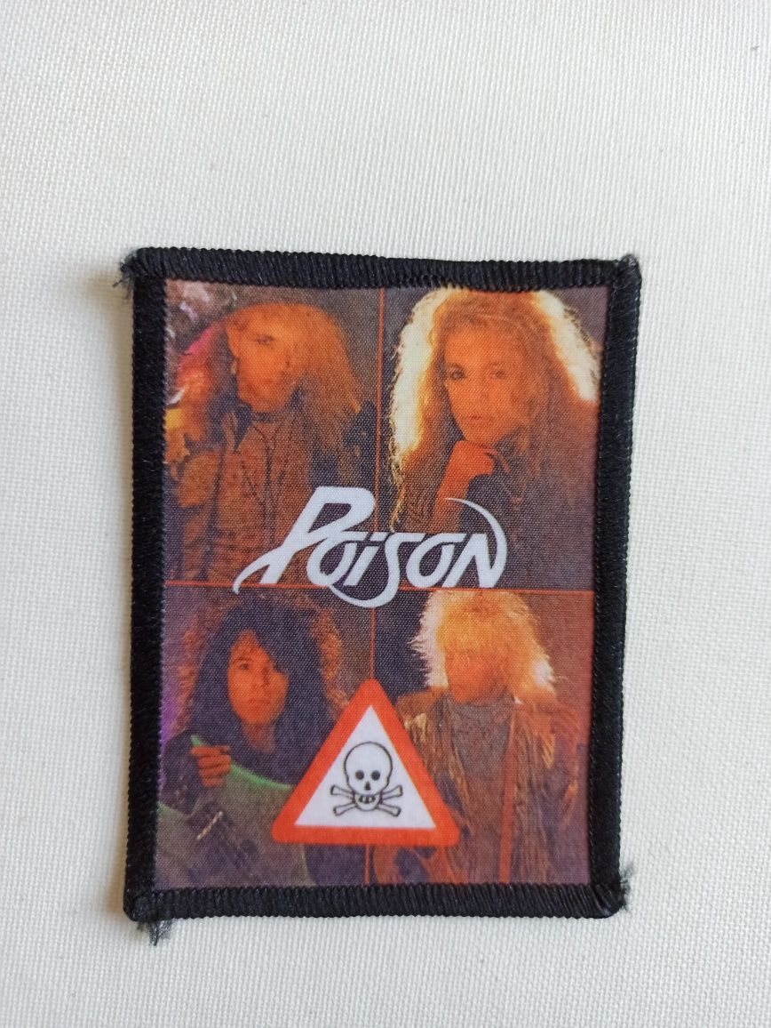 Poison rock glam metal naszywka łatka aplikacja vintage zespół 80s