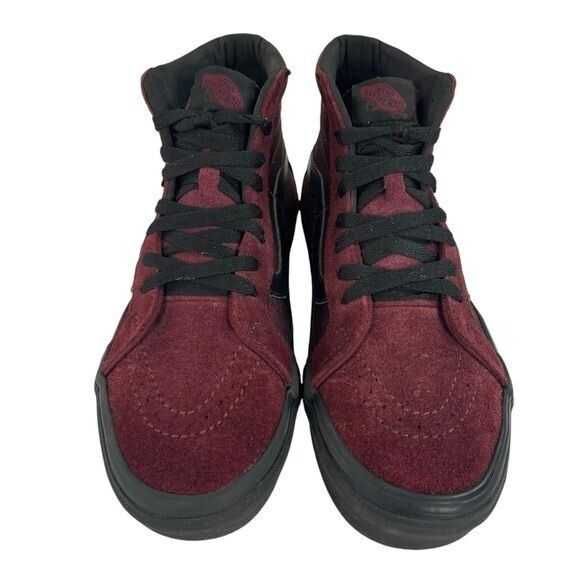 Buty Vans Sk8-hi wysokie bordowe zamsz unikat! r. 44