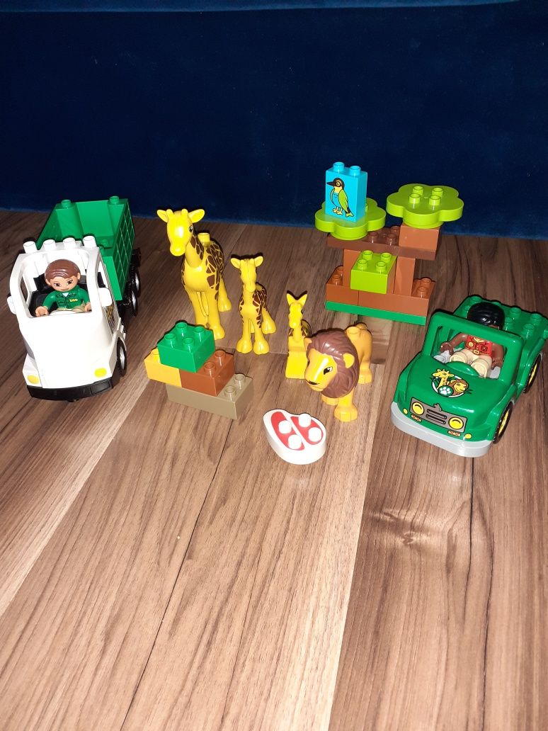 Lego Duplo Safari 10802 i 6172 GRATIS 2 żyrafy