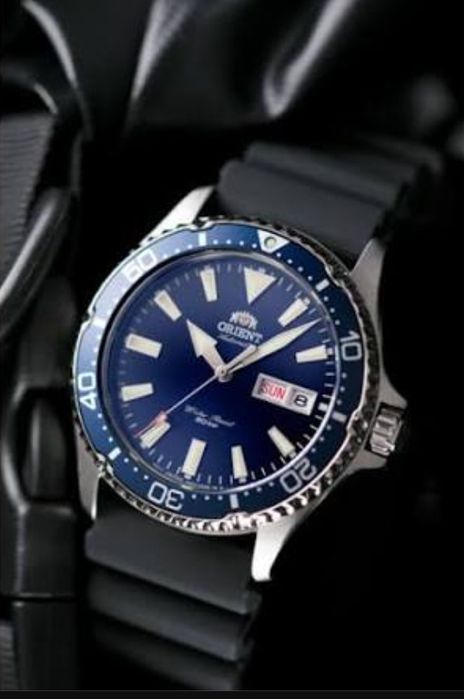 Чоловічий годинник Orient Mako III з автопідзаводом 200M Сапфір

Чолов