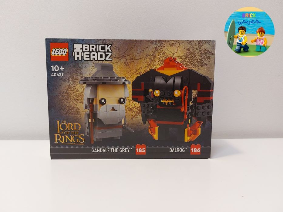 ENVIO GRATIS-LEGO 40631 Gandalf the Grey & Balrog (BrickHeadz)