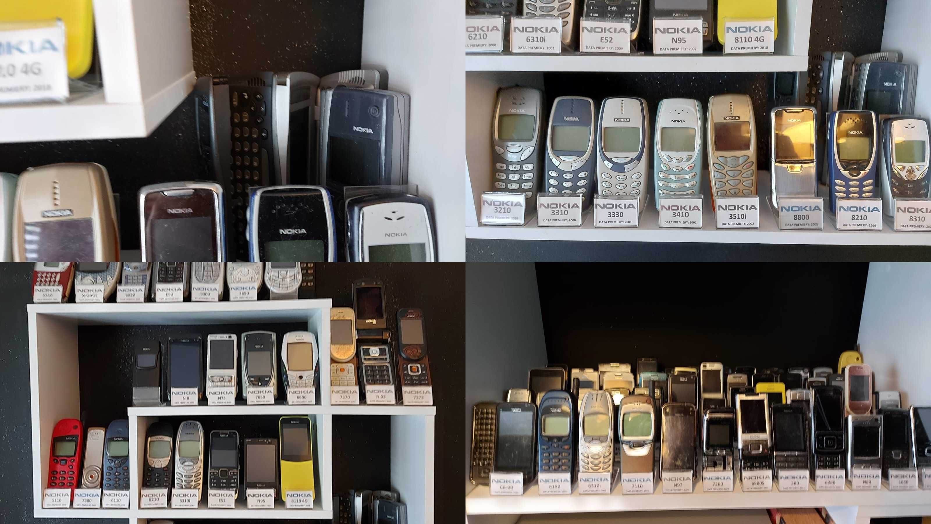 duża kolekcja telefonów NOKIA dużo modeli białe kruki zbiór