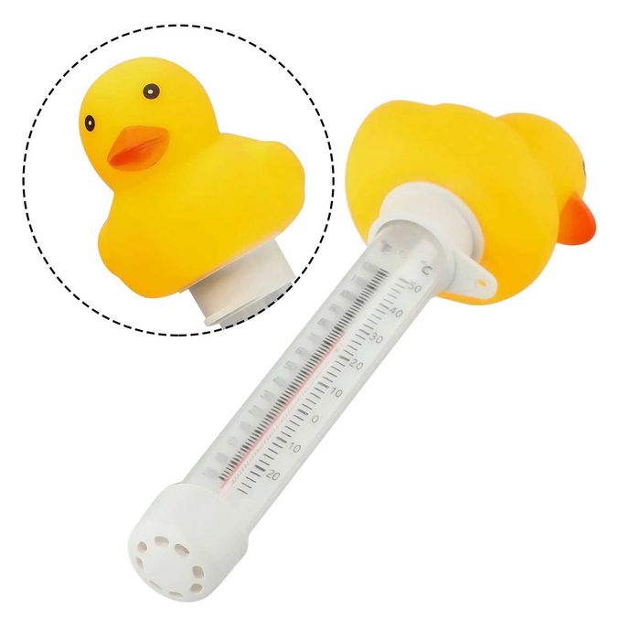 Termometr basenowy do basenu oczka jacuzzi pływająca kaczka 24cm