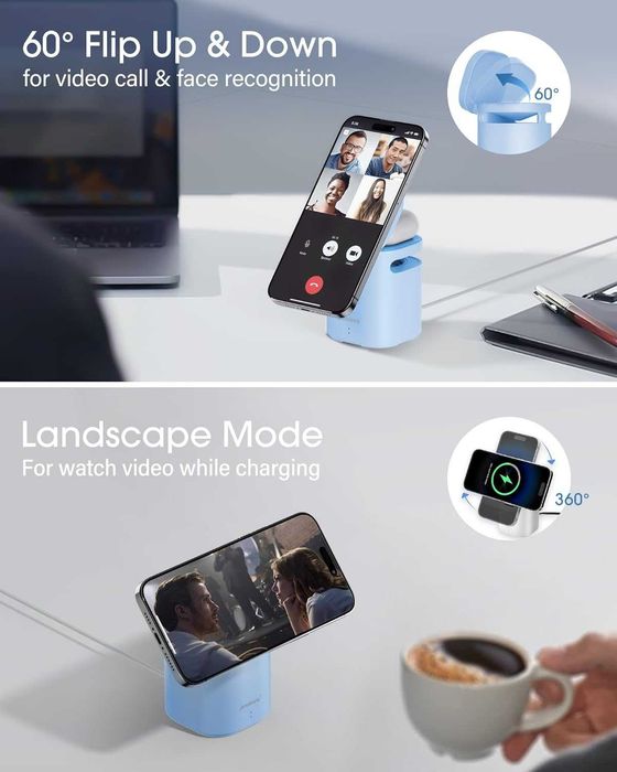Głośnik HD z bezprzewodową stacją ładującą JANELOVE NMZ-PW20 dla APPLE