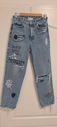 Spodnie jeansowe Bershka 36