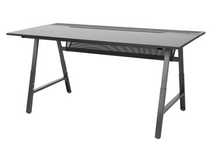 IKEA UTESPELARE Biurko gamingowe, czarny, 160x80 cm