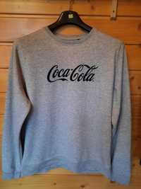 Bluza szara bawełna organiczna Coca-cola.