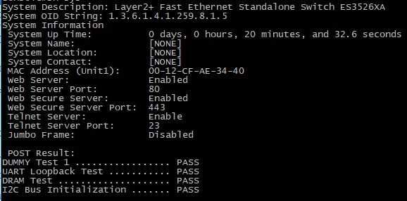 Edge-Core ES3526XA — 24×10/100 + 2×Gigabit combo, керований L2/4