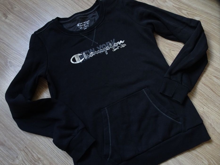 Champion bluza czarna bluzka s/m 38