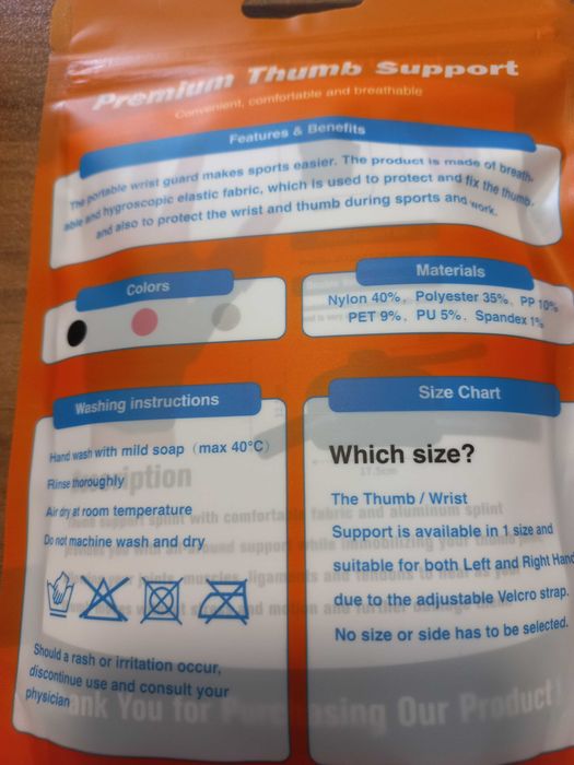 Suporte de polegar em rosa