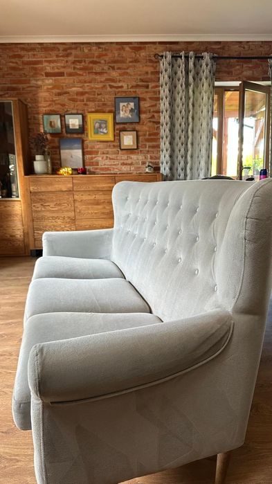 Elegancka Jasnoszara Sofa Agata Meble