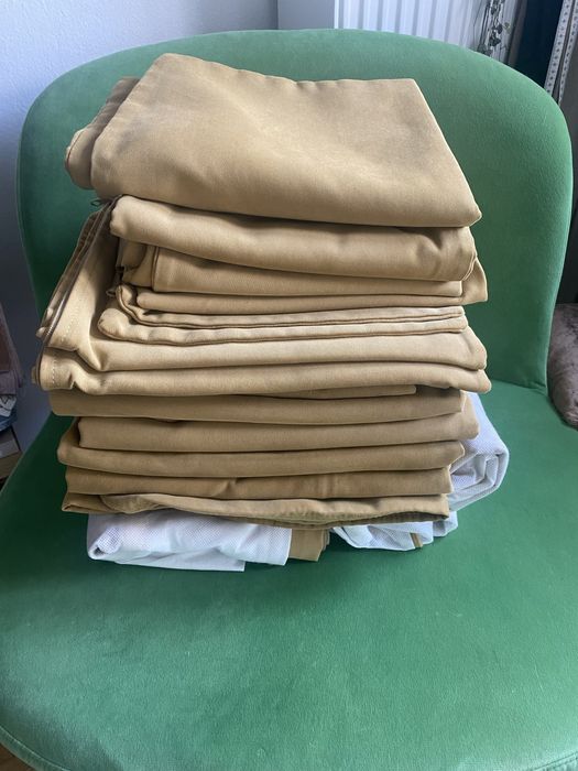 Soderhamn pokrycie ikea musztardowe szezlong plus sofa 3 osobowa