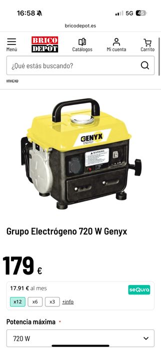 Генератор Genyx Energy G800