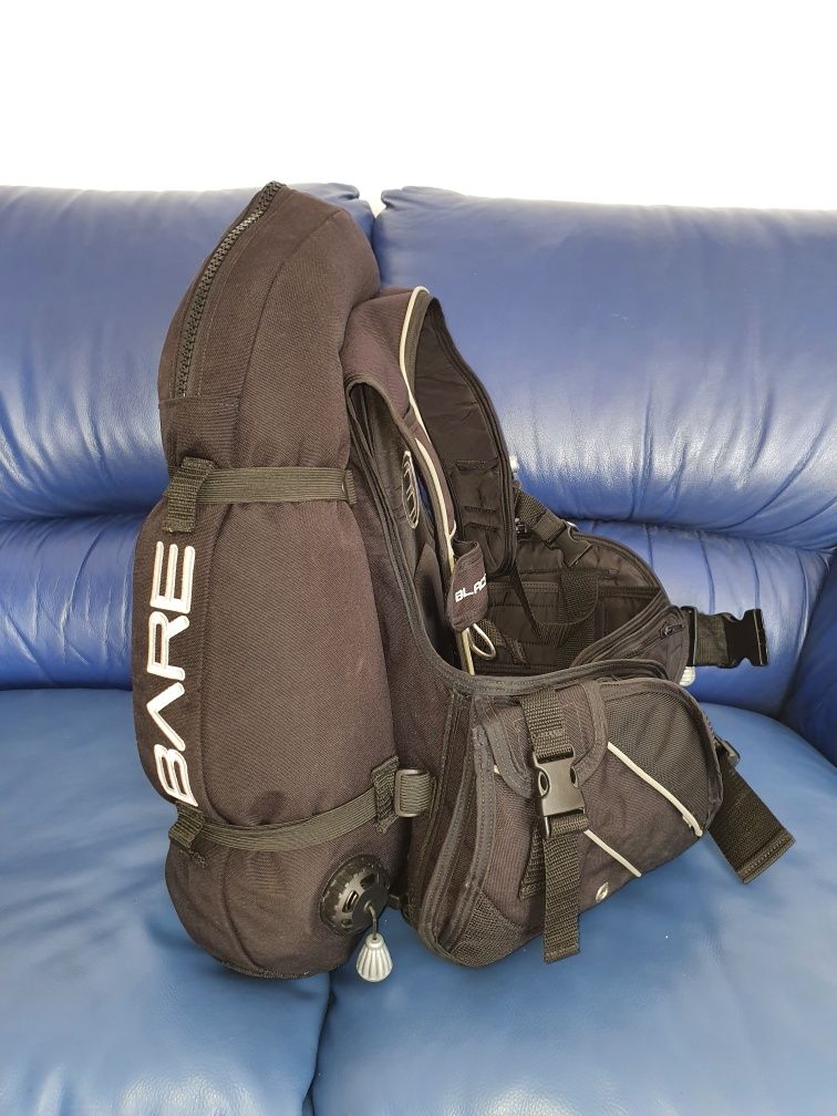 Bare skrzydło jacket hybryda M L kieszenie balastowe zeagle