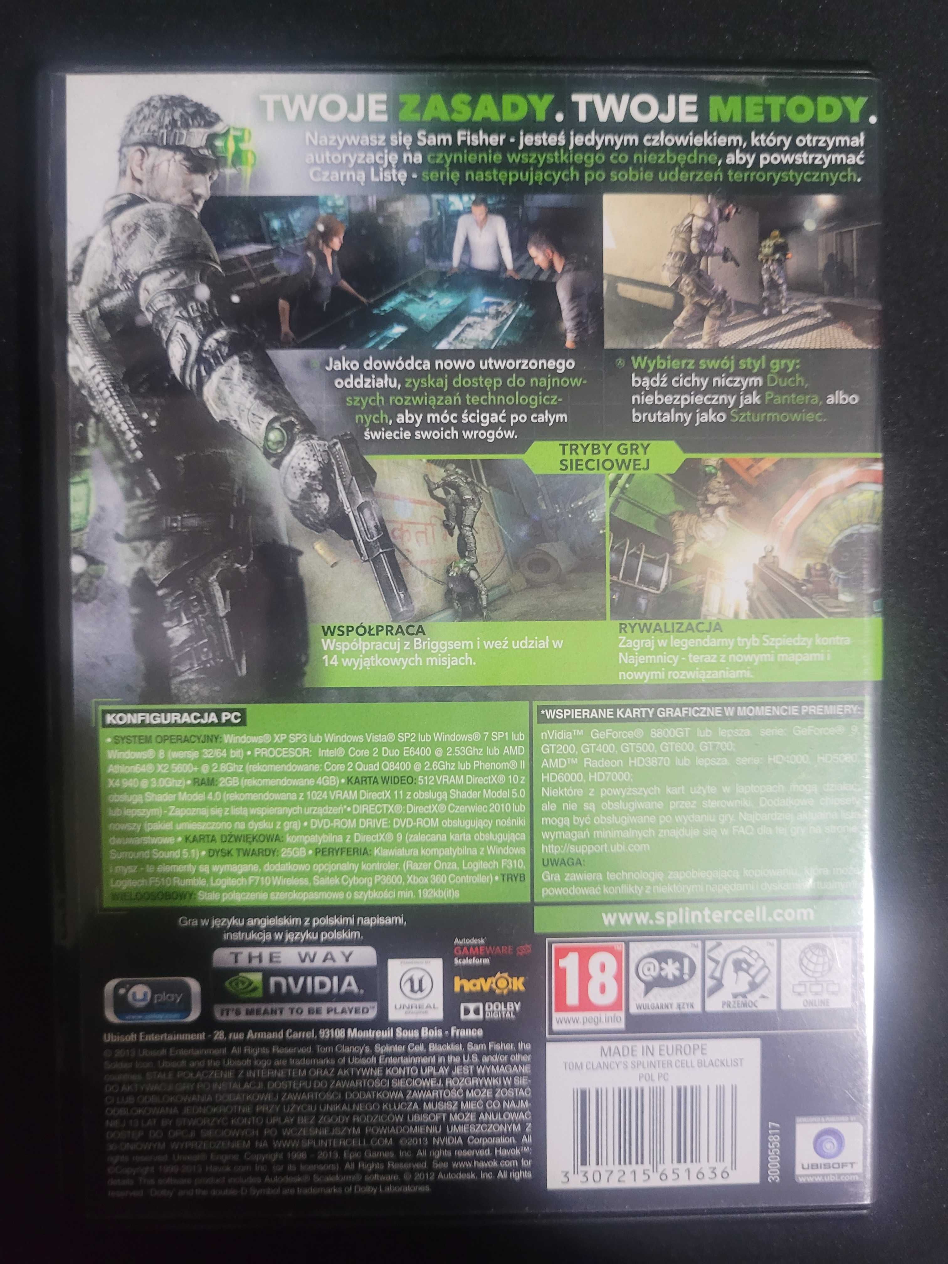 Tom Clancy's Splinter Cell Blacklist PC