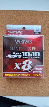 Плетеный шнур Varivas Avani Jigging Max Power PE 10*10 200м #1
