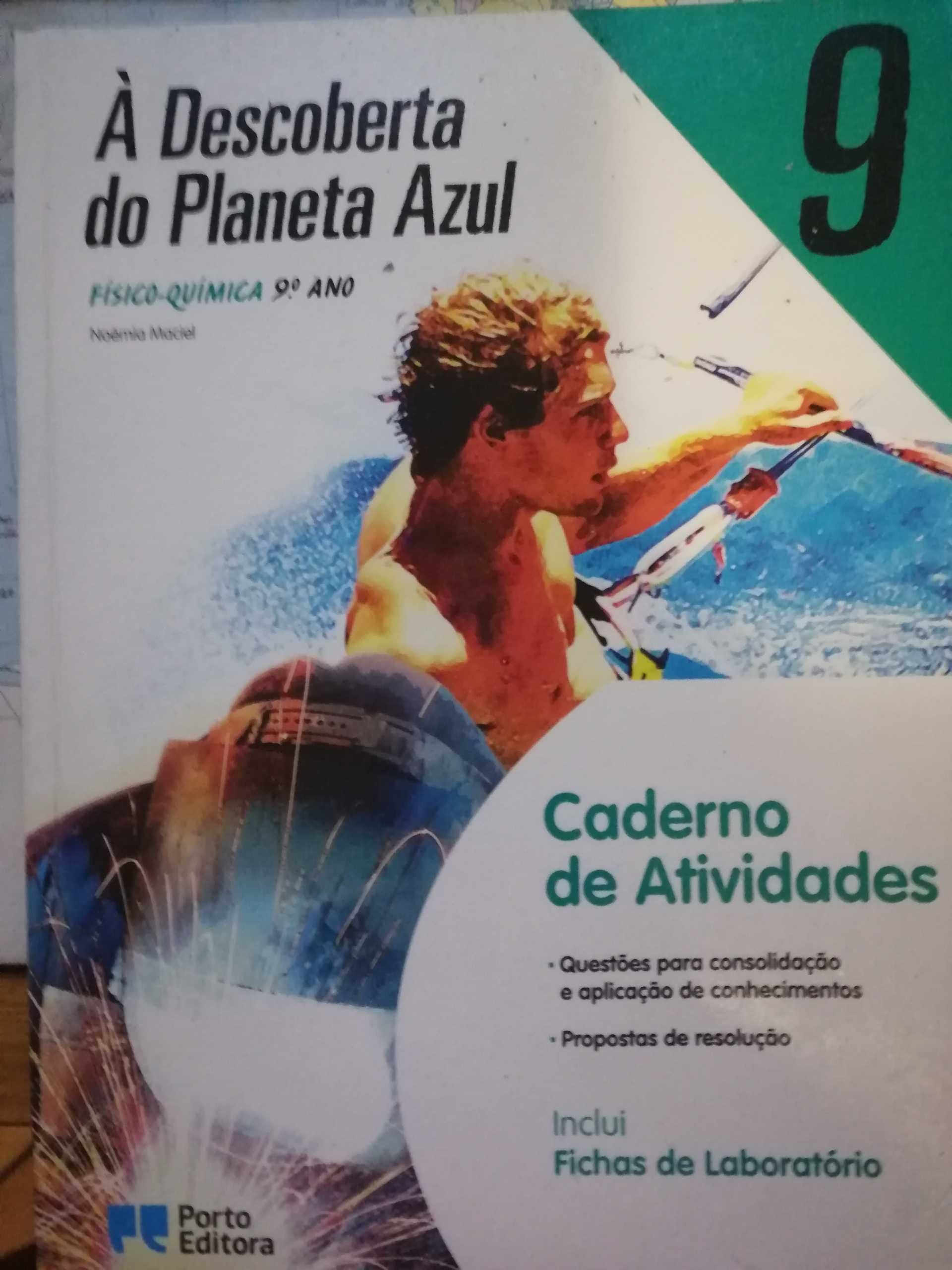 Cadernos atividades 9º ano, como novos