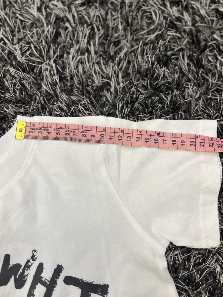Детская футболка Off-White (110-120 см) белая/черная