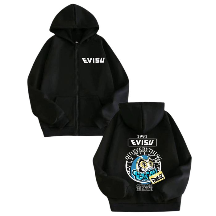 Зип-Худи Evisu Logo евису кофта толстовка лонгслив джинсы свитшот