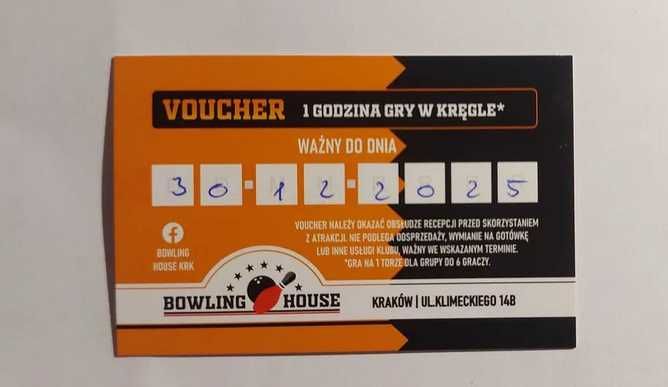 Voucher Kręgle, kręgielnia Bowling House Kraków