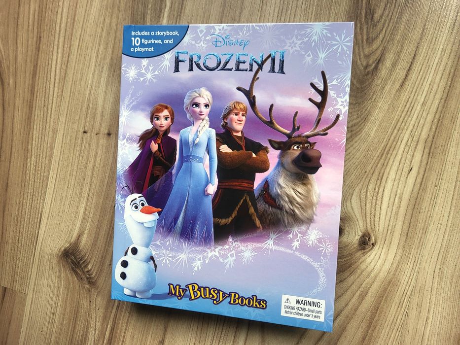 Disney Frozen II My Busy Books książka z figurkami po angielsku