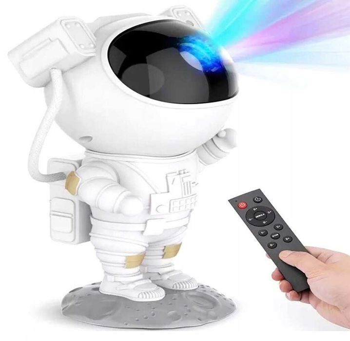 Projektor gwiazd lampka nocna Astronauta LED Gwiezdne niebo