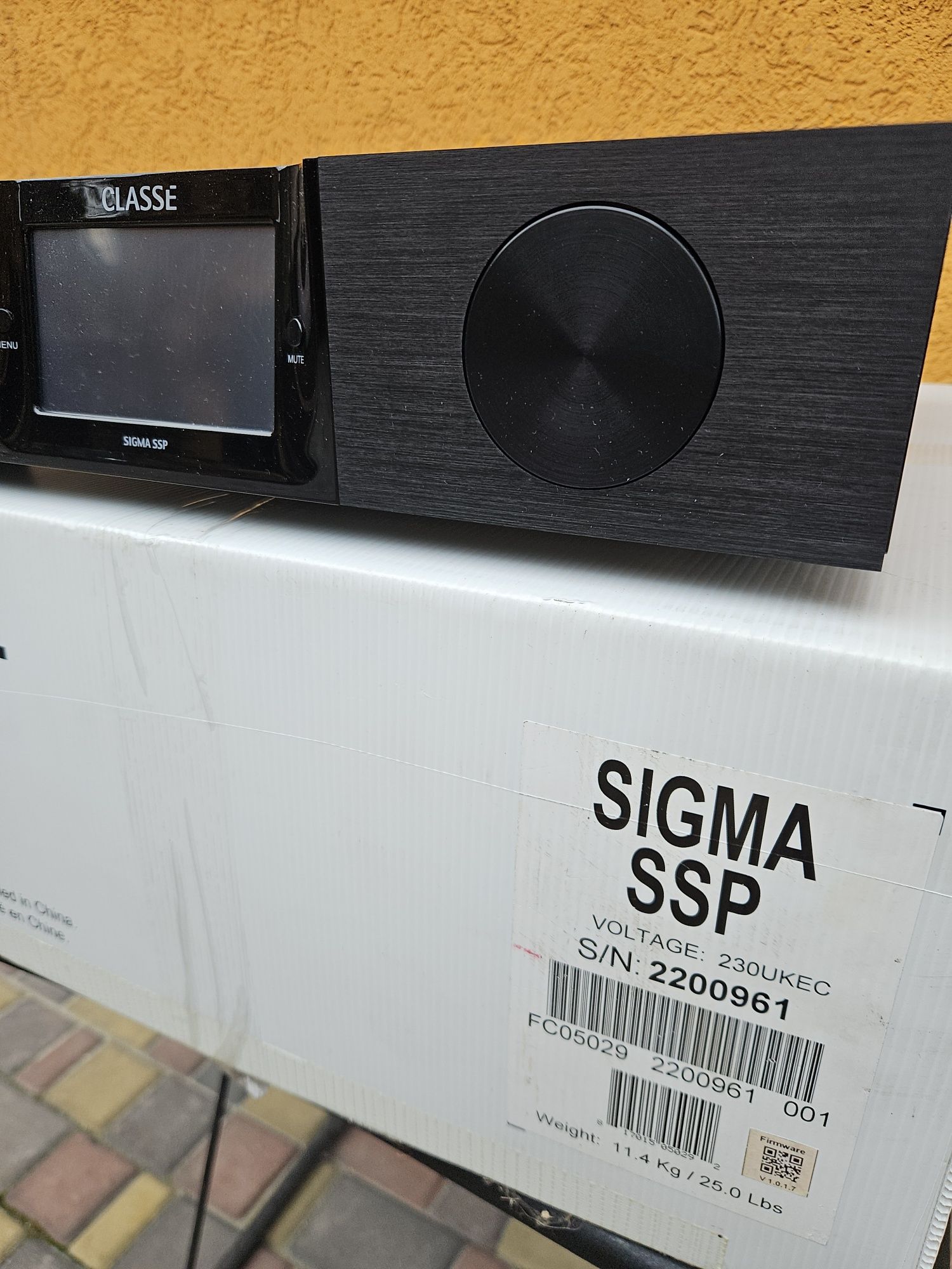 CLASSE Sigma SSP передпідсилювач і AV-ресівер