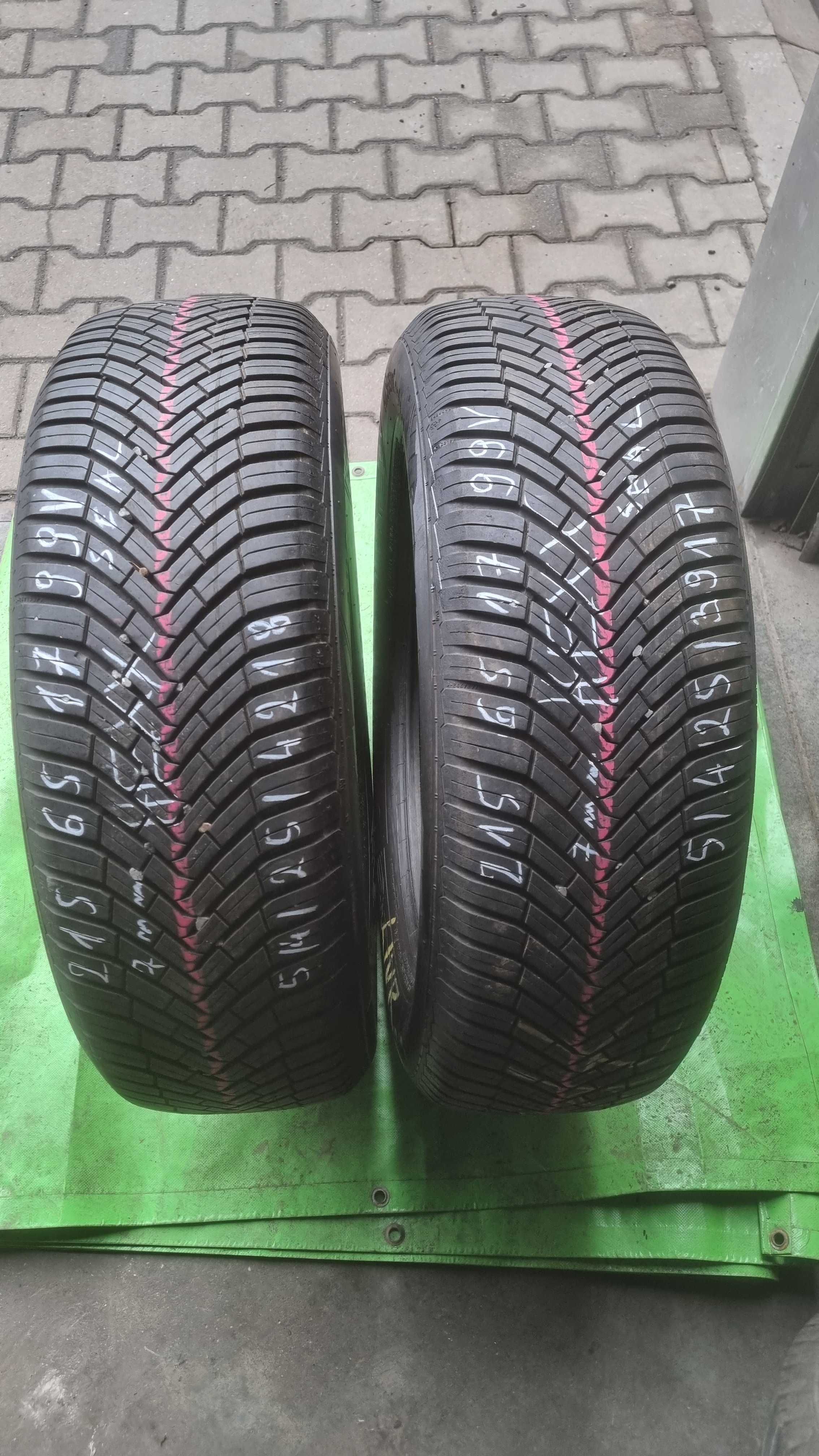 2 Opony całoroczne 215/65R17 Continental Allseason Contact Warszawa