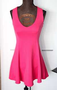missguided różowa sukienka 34 36 xs s